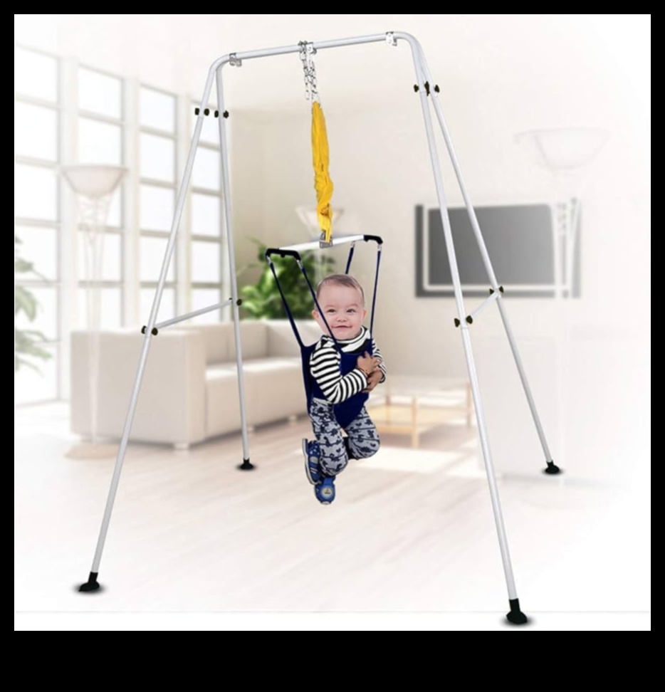 Joyful Jumps Jumpers בטוח ומהנה לתינוק ללמידה פעילה 4 Jumps Joyful Jumps: Jumpers לתינוקות בטוחים ומהנים