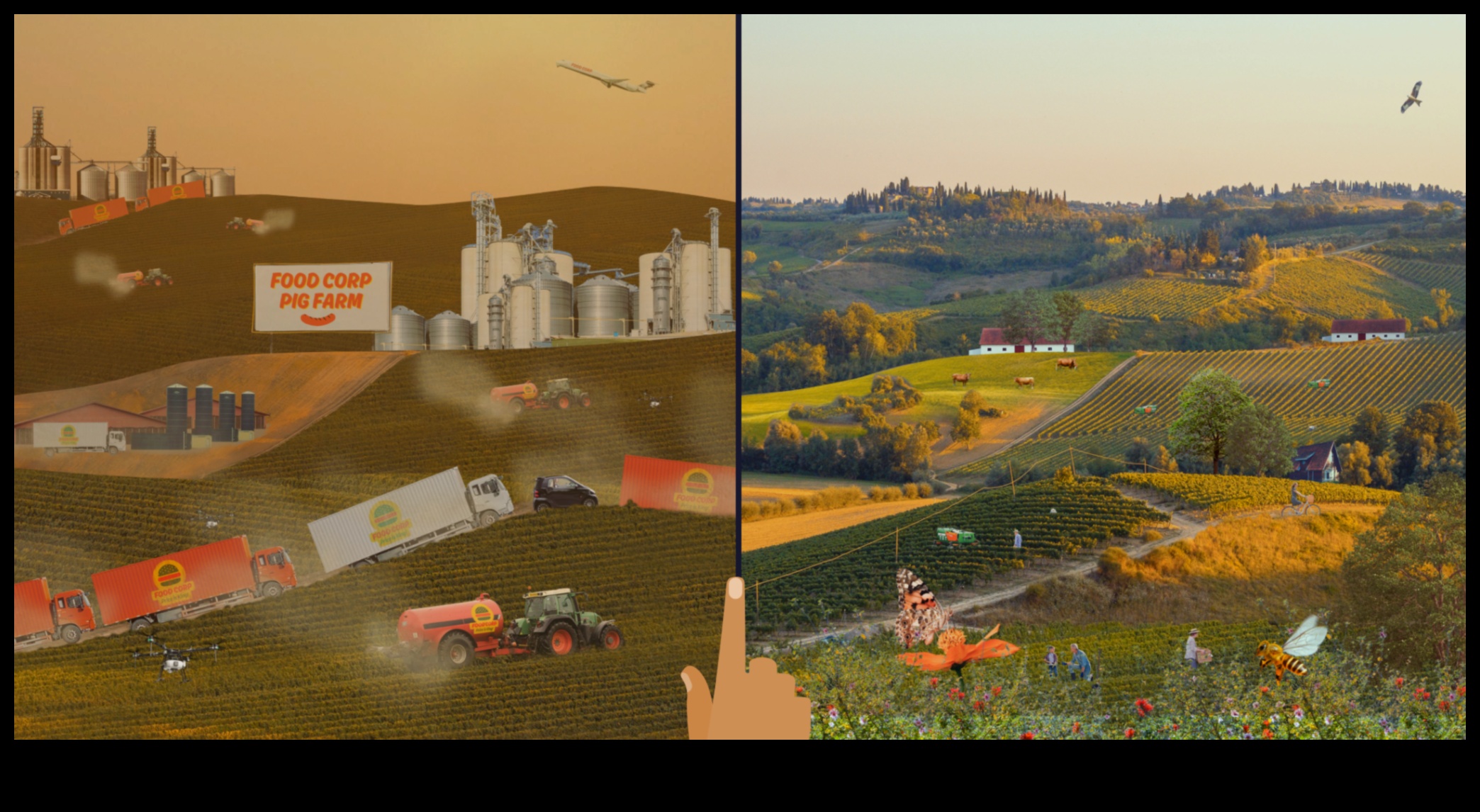 יופי קציר: אדמות חקלאיות ושדות יבול מסביב לעולם