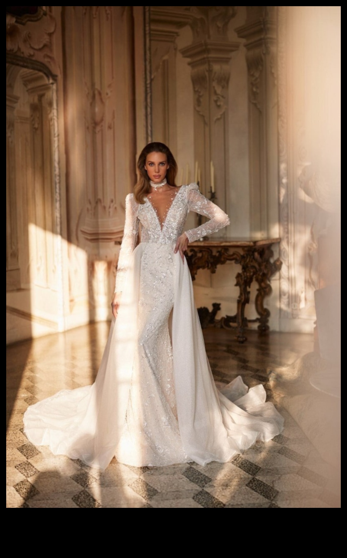 ניצוץ מפוסל: נצנצים של תכשיטי כלה