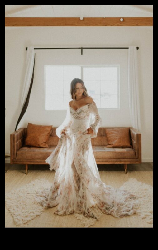 שלווה נשמה: קסם שמלת כלה בוהמית