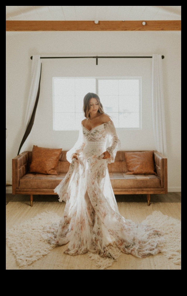 שלווה נשמה: קסם שמלת כלה בוהמית